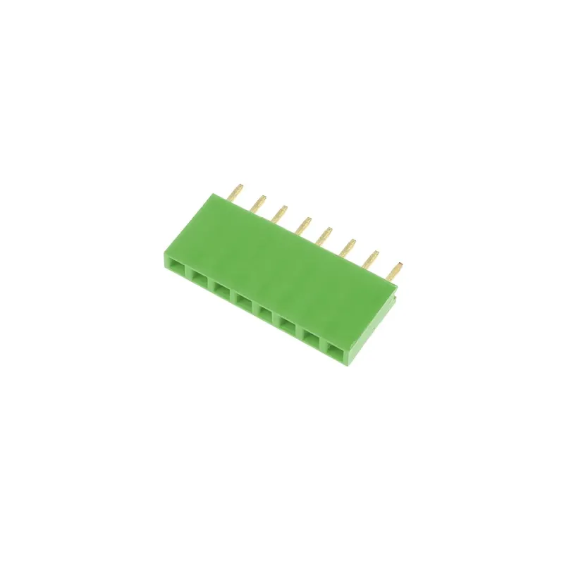 1x8 Pin Header 2.54mm Green - Female 1x8 Pin Header 2.54mm Green - Female
