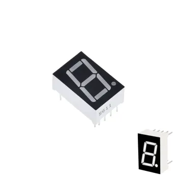 14mm 7-Segment 1 Digit Display Common Anode 5611BW - WHITE 14mm 7-Segment 1 Digit Display Common Anode 5611BW - WHITE