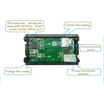 Digital Voltmeter 4-30V Ammeter 0-5A - Case  Digital Voltmeter 4-30V Ammeter 0-5A - Case