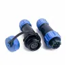 SP13 Waterproof IP68 Connector 4 Pin Male Plug and Female Socket One Pair