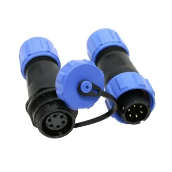 Conector SPF13 Waterproof IP68, Mufă Masculină și Feminină cu 6 pini, Un set