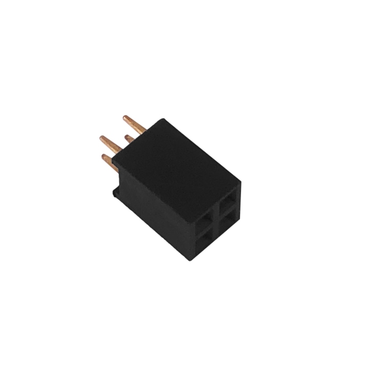 2x2 Female Pin Header 2.54mm Through-Hole Socket Connector