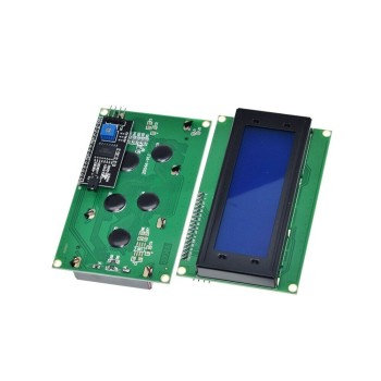 Ecran LCD 20x4 cu Interfață I2C - Afișaj Albastru pentru Arduino