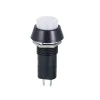 Buton de 12 mm cu Blocare ON-OFF 3A PBS-11A - ALB