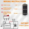 KCD3 Comutator Basculant ON-OFF SPST cu 3 Pini și 1 Cale 250V 15A - Roșu