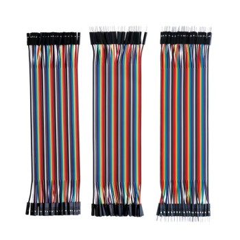 20cm Dupont Jumper Wire Set (Male-Male / Male-Female / Female-Female) 40P