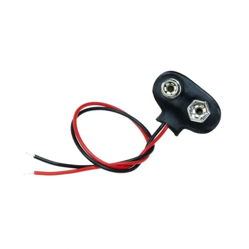 9V Baterie Clip Conector Tip T 9V Baterie Clip Conector Tip T