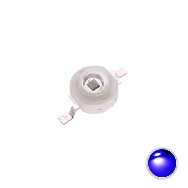 Led de Putere 3W ALBASTRU REGAL 445 - 450nm