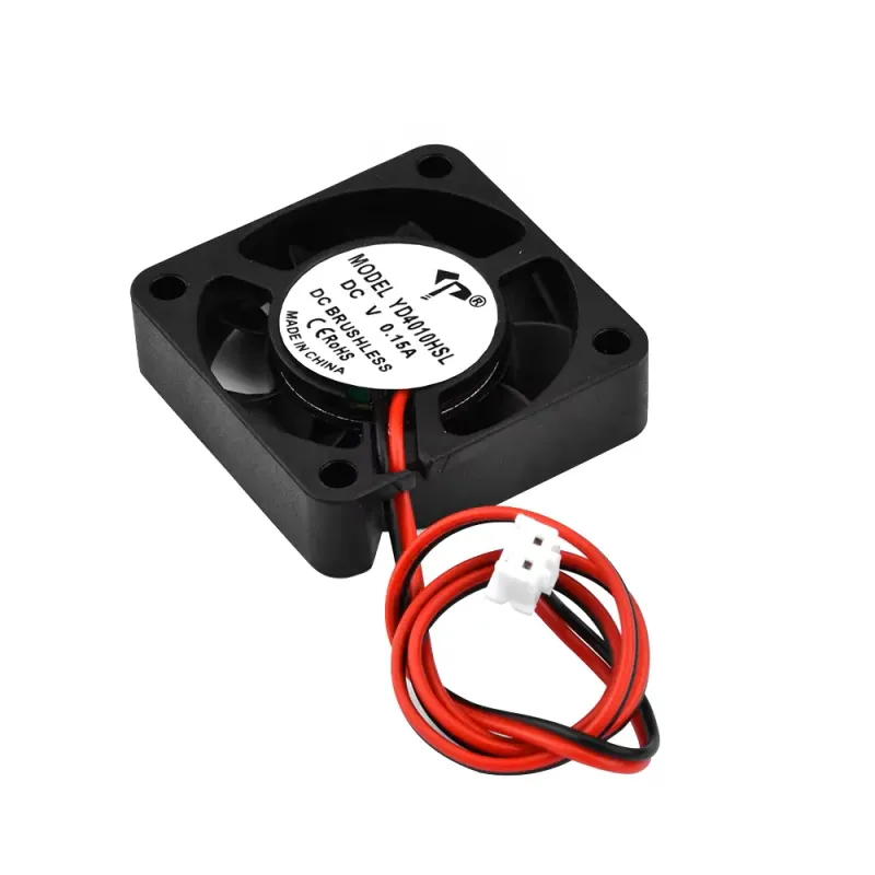 12V DC Brushless Cooling Fan – Silent 4010 Mini Fan (0.15A) -40×40×10mm