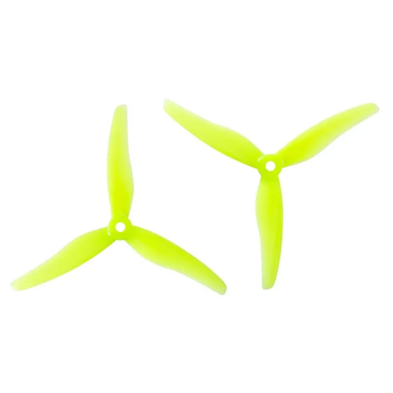 Gemfan Hurricane 51433 Propeller 3-blade 2 CW- 2 CCW (4pcs) - YELLOW
