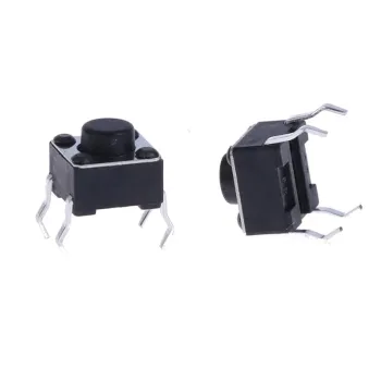 Comutator cu Buton Tactil Momentan 6x6x5mm Comutator cu Buton Tactil Momentan 6x6x5mm