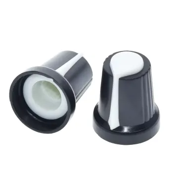 White Potentiometer Knob Cap White Potentiometer Knob Cap