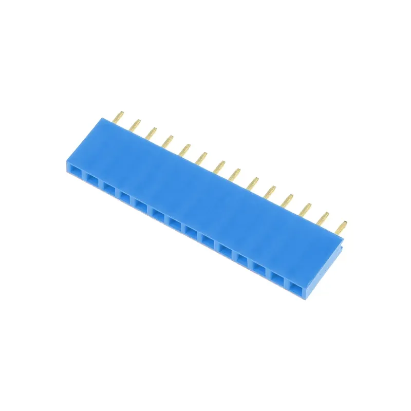 1x14 Pin Header 2.54mm Albastru - Femei 1x14 Pin Header 2.54mm Albastru - Femei