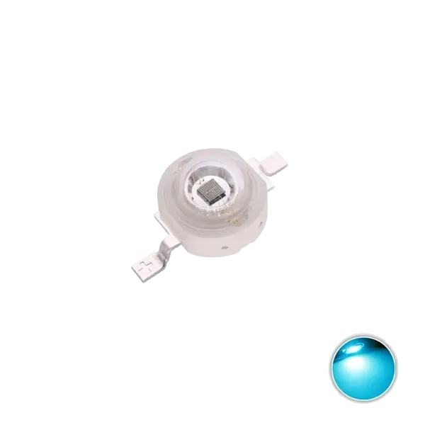 1W Power LED CYAN 490-495nm