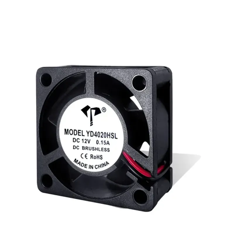 12V DC Brushless Cooling Fan – High Airflow 4020 Mini Fan (0.15A) - 40×40×20mm