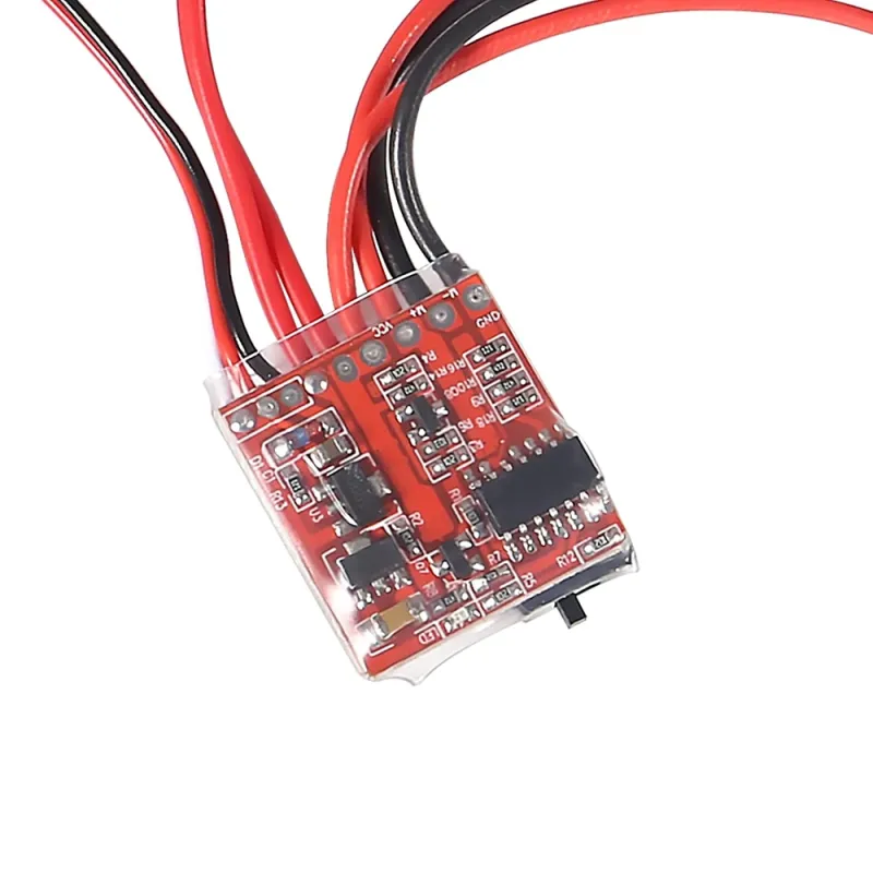 20A Brushed ESC Electronic Speed Controller With Brake Switchable for RC Car Boat Tank 20A Brushed ESC Electronic Speed Controller With Brake Switchable for RC Car Boat Tank