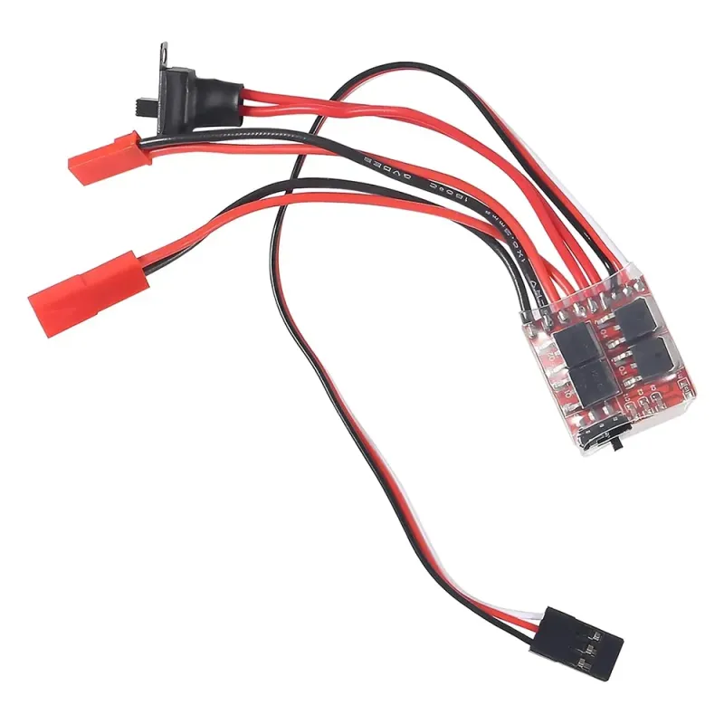 20A Brushed ESC Electronic Speed Controller With Brake Switchable for RC Car Boat Tank