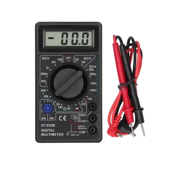 DT-830B Digital Multimeter - Black