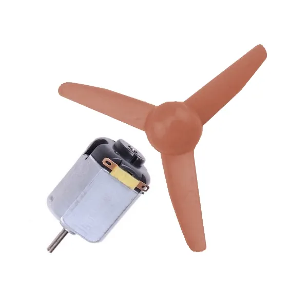 Set Mini Motor DC și Elice - Maro Set Mini Motor DC și Elice - Maro