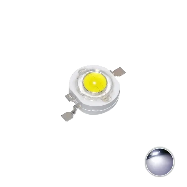 LED de Putere 1W Alb Rece 7.000-9.000K