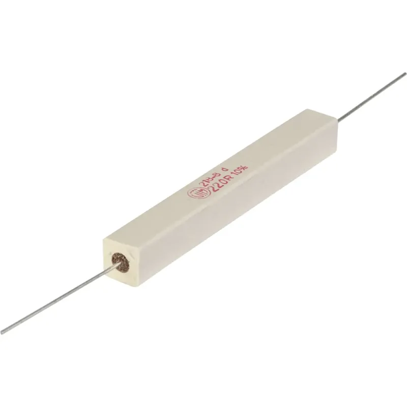 220 Ohm 17W 10% Rezistor Ceramic de Putere 220R 220 Ohm 17W 10% Rezistor Ceramic de Putere 220R