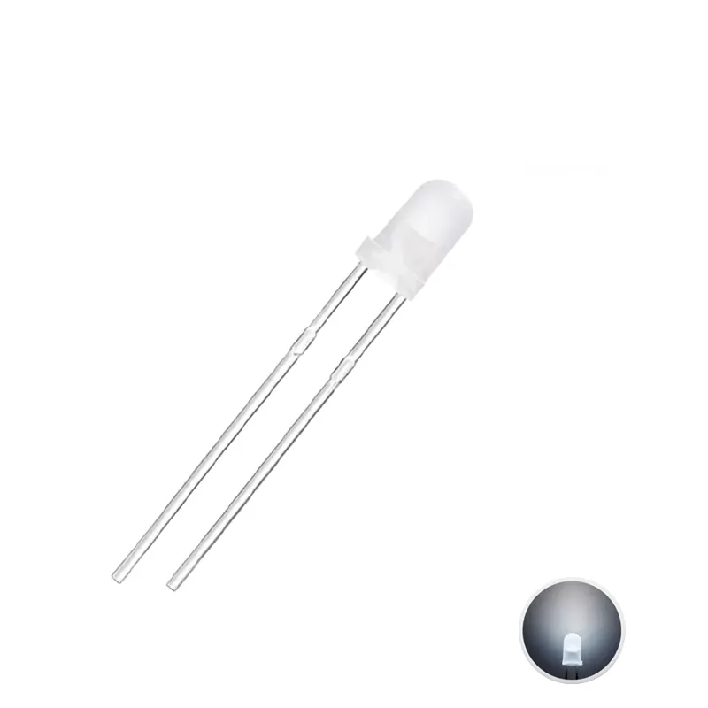 LED 3mm Diffuse White