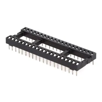 IC Socket 2x20 - DIP 40-Pin Integrated Circuit IC Socket 2x20 - DIP 40-Pin Integrated Circuit