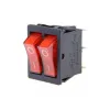 KCD3 ON-OFF Rocker Switch SPST 6 Pin 2-Way 250V 15A - Red