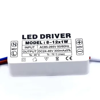 8-12 x 1W 300mA LED Driver, Driver LED cu Curent Constant 8-12 x 1W 300mA LED Driver, Driver LED cu Curent Constant