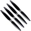 Elice Gemfan Flash 7042 cu 2 Pale 2 CW- 2 CCW (4 bucăți) - Negru