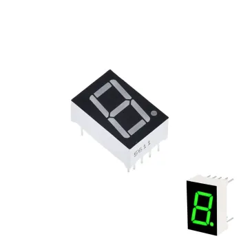 14mm 7-Segment 1 Digit Display Common Anode 5611BG - GREEN 14mm 7-Segment 1 Digit Display Common Anode 5611BG - GREEN