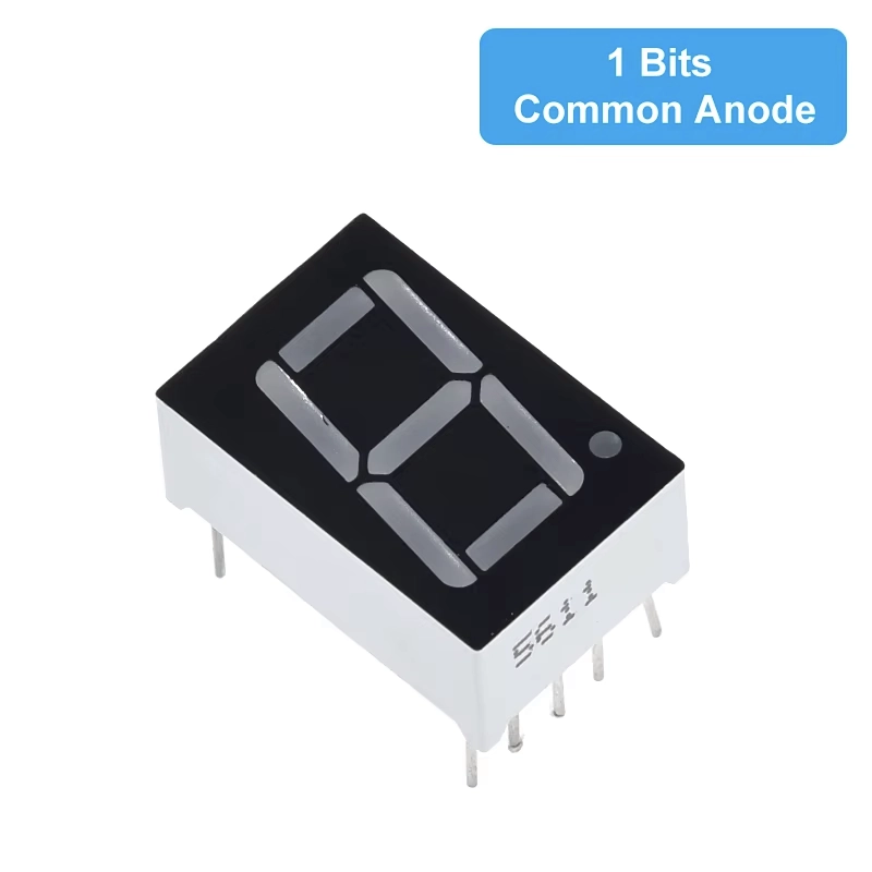 14mm 7-Segment 1 Digit Display Common Anode 5611BG - GREEN 14mm 7-Segment 1 Digit Display Common Anode 5611BG - GREEN