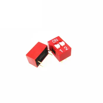 2 Pin Dip Switch 2.54mm Red 2 Pin Dip Switch 2.54mm Red