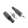 3.5mm Mono Audio Video Soldering Cable for Headphone Jack