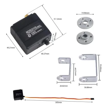 RDS3115 Servo Motor 17kg 180 degree RDS3115 Servo Motor 17kg 180 degree