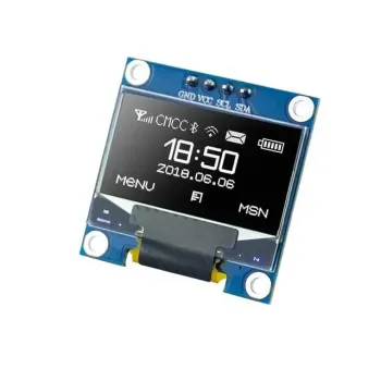 0.96 Inch White I2C OLED Display - SSD1306 0.96 Inch White I2C OLED Display - SSD1306