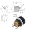 Conector de Alimentare DC Pentru Panou 5,5 x 2,5 mm - Femelă Conector de Alimentare DC Pentru Panou 5,5 x 2,5 mm - Femelă