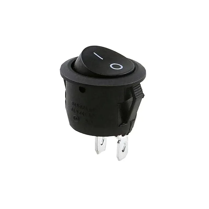 16mm ON/OFF Rocker Switch - Black