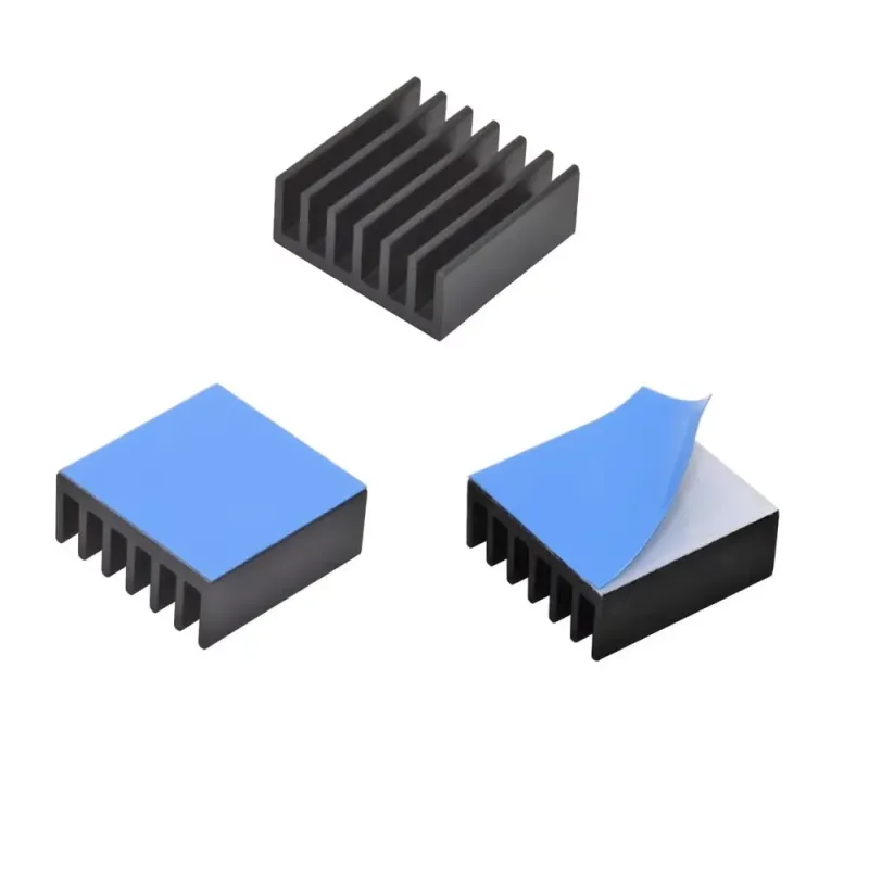 14x14x6 mm Aluminium IC Chip Heatsink Cooler with Thermal Conductive Tape