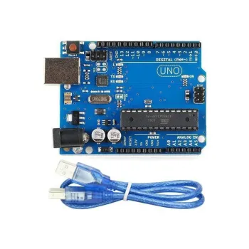 Placă DIP Arduino Uno R3 cu Cablu USB