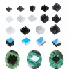 8.8x8.8x5 mm Aluminium IC Chip Heatsink  Cooler with Thermal Conductive Tape