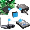 8.8x8.8x5 mm Aluminium IC Chip Heatsink  Cooler with Thermal Conductive Tape