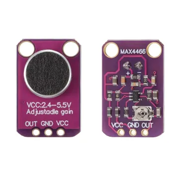 GY-MAX4466 Electret Microphone Amplifier Module  GY-MAX4466 Electret Microphone Amplifier Module