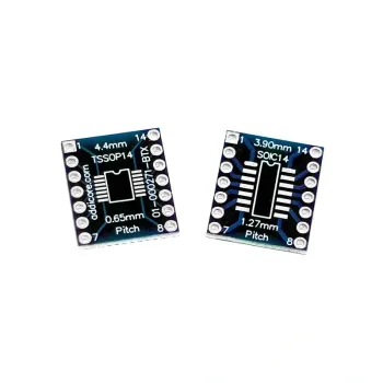 SOP-14 to DIP-14 Converter SMD to DIP Adapter Board SOP-14 to DIP-14 Converter SMD to DIP Adapter Board