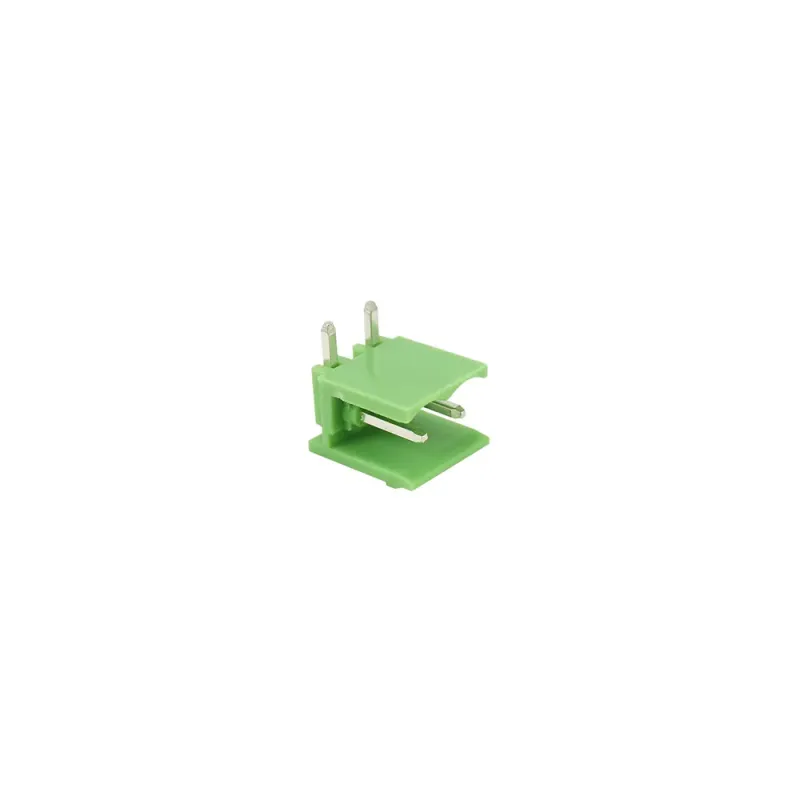 7.62mm Right Angle 2 Pin 90C Terminal Block Connector - Male 7.62mm Right Angle 2 Pin 90C Terminal Block Connector - Male