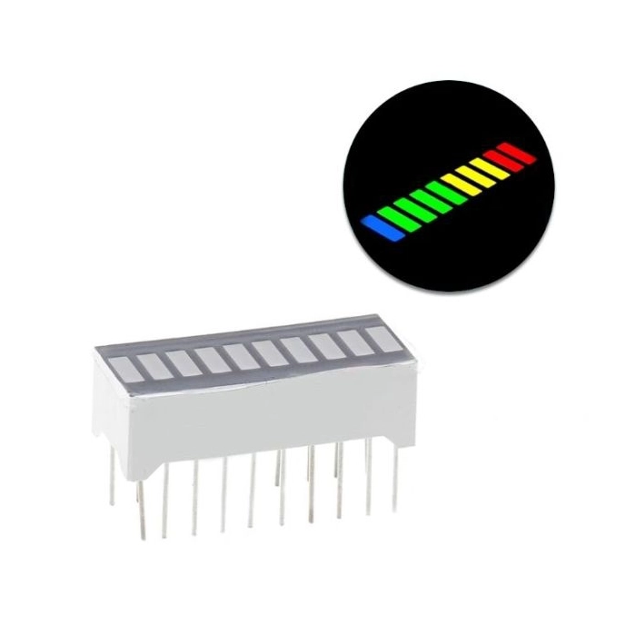 10 Segment Bargraf Led Bar Display Module B10BBGYR 10 Segment Bargraf Led Bar Display Module B10BBGYR