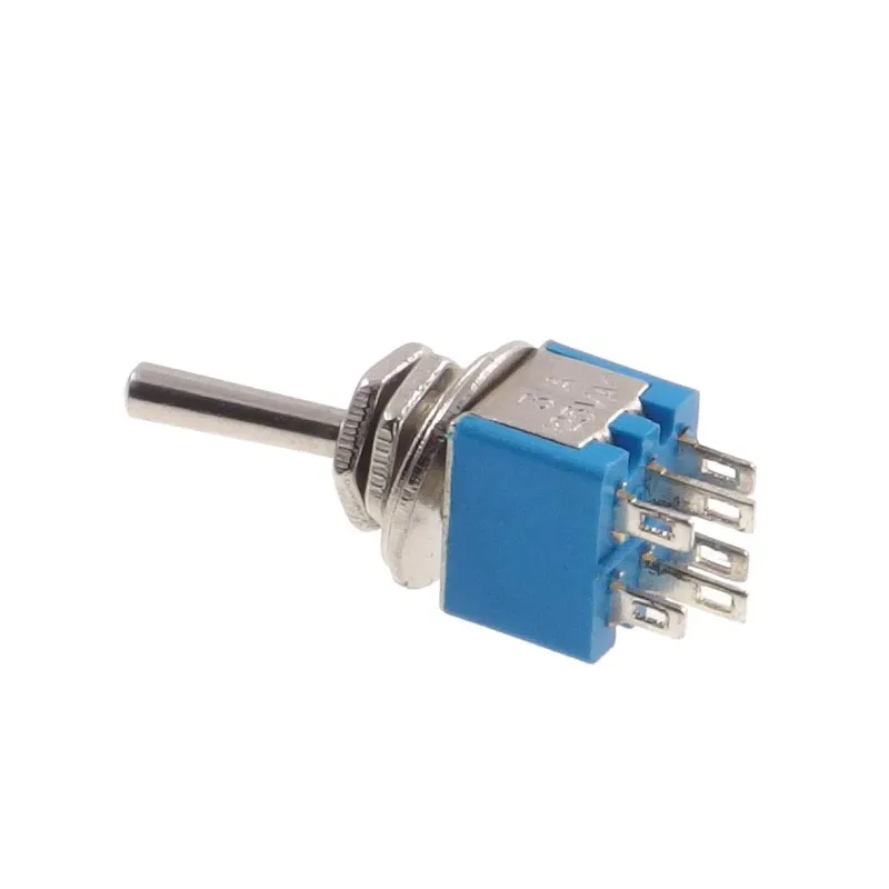 SMTS-202 Toggle Switch 250V 1.5 DPDT ON-ON SMTS-202 Toggle Switch 250V 1.5 DPDT ON-ON