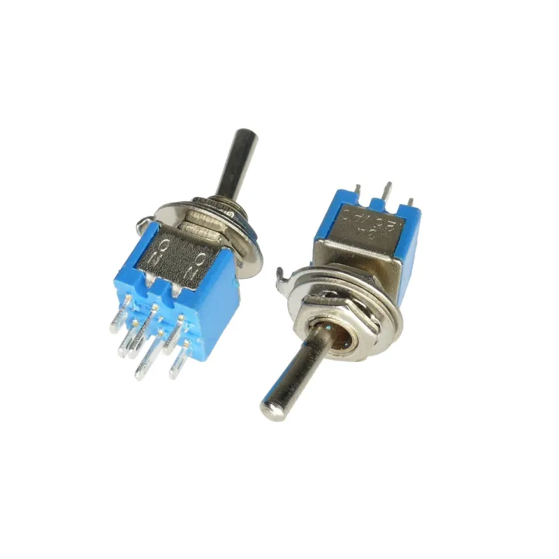SMTS-202 Toggle Switch 250V 1.5 DPDT ON-ON SMTS-202 Toggle Switch 250V 1.5 DPDT ON-ON