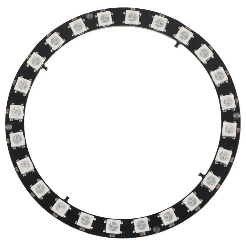 WS2812 Neopixel Adresabil RGB Led Modul Rotund pe 24 de Biți