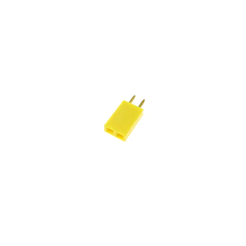 1x2 Pin Header 2.54mm Galben - Femei 1x2 Pin Header 2.54mm Galben - Femei